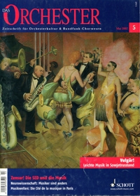 DAS ORCHESTER 5/2002 ZEITSCHRIFT FUER ORCHESTERKULTUR UND RUNDFUNK-CHORWESEN