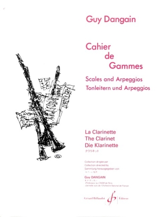 Cahier de gammes pour clarinette