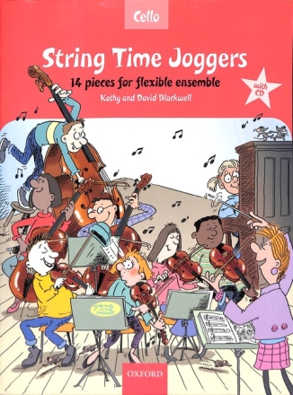 String Time Joggers (+CD) for flexible string ensemble violoncello