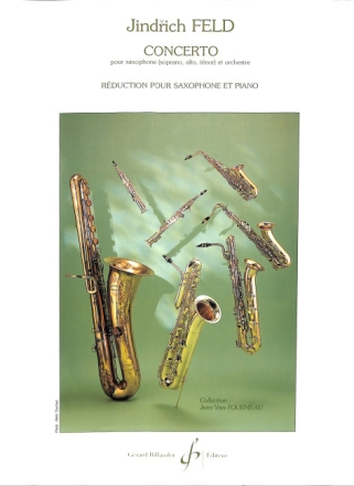 CONCERTO POUR SAXOPHONE (S/A/T) ET ORCHESTRE pour saxophone et piano