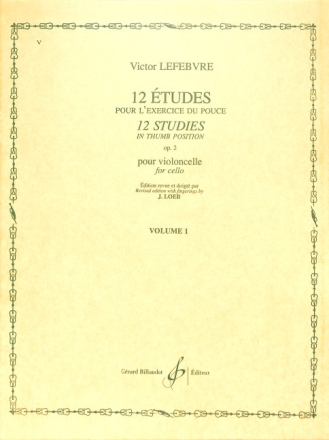 12 �tudes op.2 vol.1 pour Violoncello