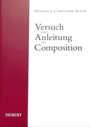 Versuch einer Anleitung zur Composition broschiert 