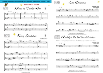 Christmas-Hits vol.2 (+Online Audio) f�r Posaune in C (Bass-Schl�ssel)