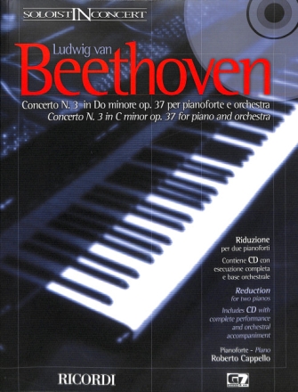 Concerto do minore no.3 op.37 per pianoforte ed orchestra (+CD) per 2 pianoforti