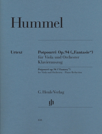 Potpourri op.94 f�r Viola und Orchester f�r Viola und Klavier