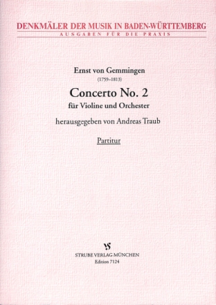 Concerto No.2 f�r Violine und Orchester Partitur