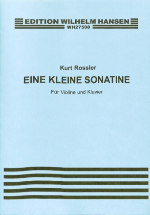 EINE KLEINE SONATINE FUER VIOLINE UND KLAVIER