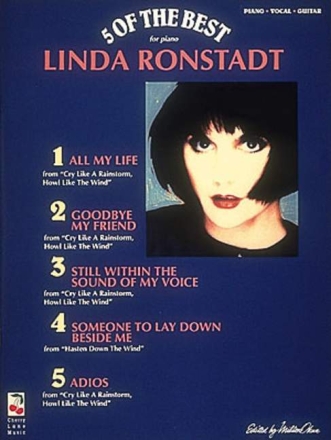 LINDA RONSTADT 5 OF THE BEST SONGBOOK FOR PIANO/VOICE/GUITAR