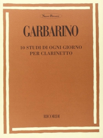 10 STUDI DI OGNI GIORNO PER CLARINETTO