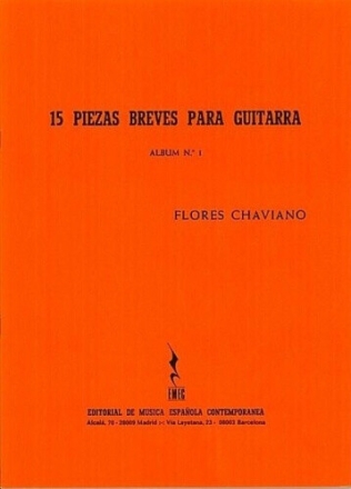 15 piezas breves vol.1 para guitarra