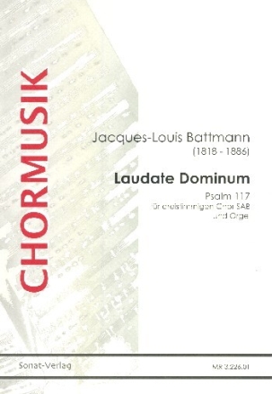 Laudate Dominum f�r gem Chor (SAM) und Orgel Partitur