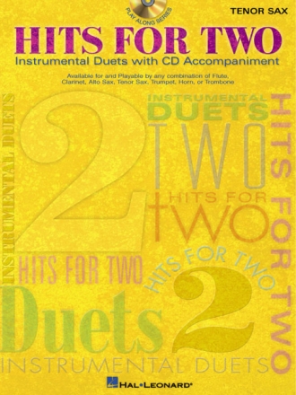 Hits for two (+CD): for 2 instruments tenor saxophone score