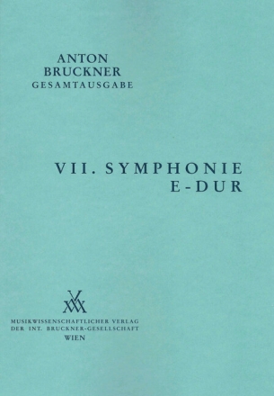 Sinfonie E-Dur Nr.7 f�r Orchester Partitur