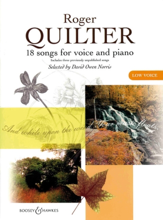 Roger Quilter f�r tiefe Stimme und Klavier