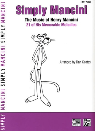 Simply Mancini: for easy piano with text