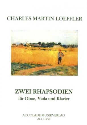2 Rhapsodien f�r Oboe, Viola und Klavier Partitur und Stimmen