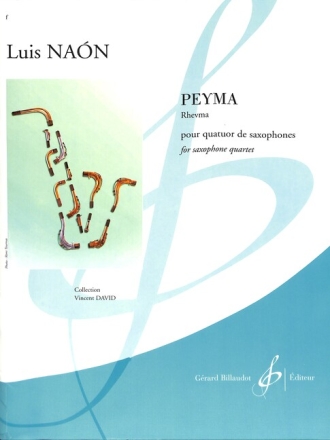 Peyma pour 4 saxophones (SATBar) partition et parties