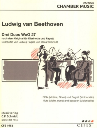 3 Duos f�r Fl�te (Violine) und Fagott (Violoncello)