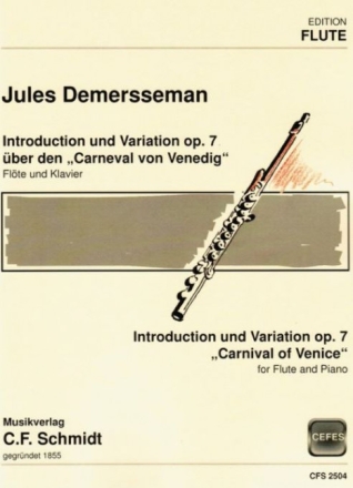 Introdution und Variationen �ber Karneval in Venedig op.7 f�r Fl�te und Klavier