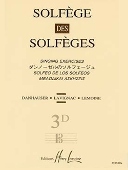 Solfege des solfeges vol.3d singing exercises lecons progressives