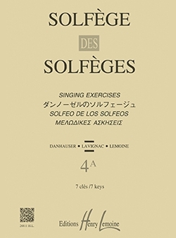 Solfege des solfeges vol.4a singing exercises in 7 keys