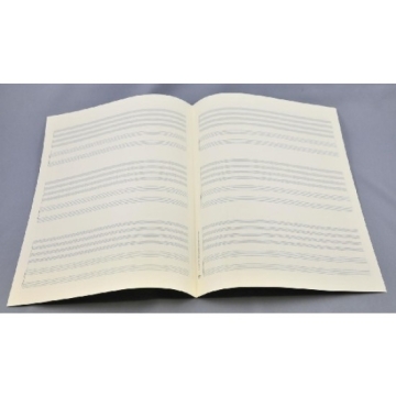 Notenpapier Bach-Format hoch 3x6 Systeme 24x32,5 cm Systeme Quuintett+Klavier (5 B�gen)
