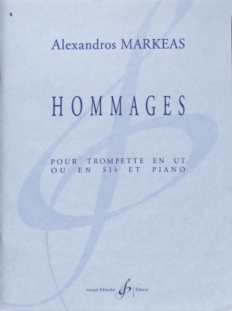 Hommages pour trompette en ut ou sib et piano