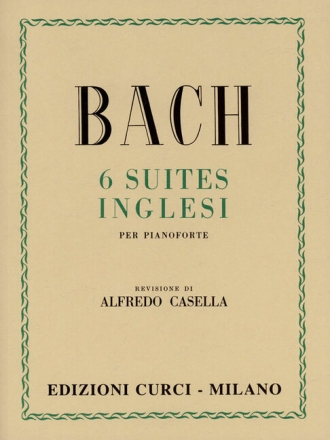 6 suites inglesi per pianoforte Casella, A., rev. (it/fr/en)