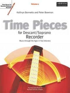 Time Pieces vol.1 Grades 1-3 for descant/soprano recorder and piano