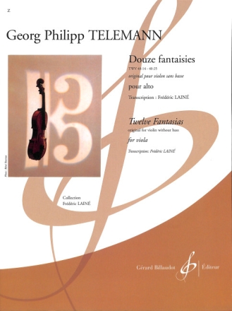 12 fantaisies TWV40 pour alto