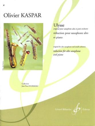 Ulysse reduction pour saxophone alto et piano Collection Jean-Yves Fourmeau