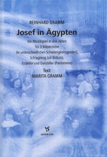 Josef in �gypten f�r 3 Bl�serch�re, Erz�hler, Darsteller, und Schlagzeug (ad lib) Partitur