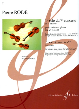 Solo la mineur no.1 du concerto no.7 pour violon et piano (ou 2e violon)