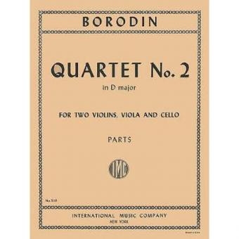 Streichquartett D-Dur Nr.2 for string quartet Stimmen