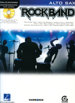 Rock Band (+CD): for alto saxophone