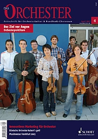 Das Orchester April 2005 Zeitschrift