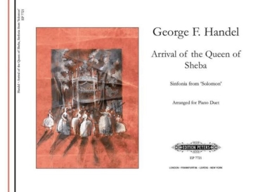 Arrival of the Queen of Sheba for piano 4 hands