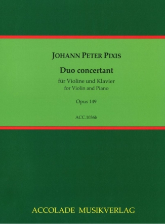 Duo concertant op.149 f�r Violine und Klavier