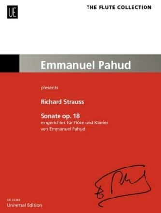 Sonate op.18 f�r Violine und Klavier f�r Fl�te und Klavier Pahud, Emmanuel, Arr.