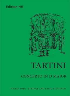 Concerto in D major D.42 for violin, strings and bc study score