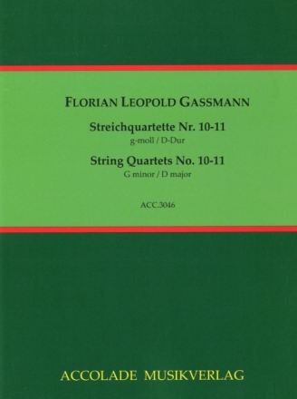 Streichquartette Nr.10-11 Partitur und Stimmen