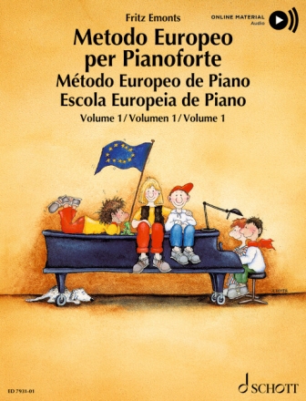 Europ�ische Klavierschule Band 1 f�r Klavier