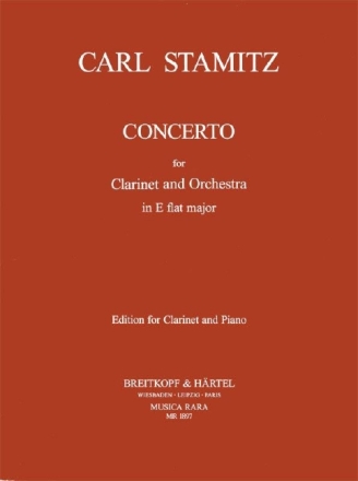 Konzert Es-Dur f�r Klarinette und Orchester f�r Klarinette und Klavier