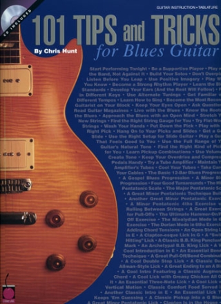 101 tips and tricks for Blues guitar (+CD)