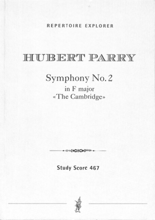Sinfonie F-Dur Nr.2 f�r Orchester Studienpartitur