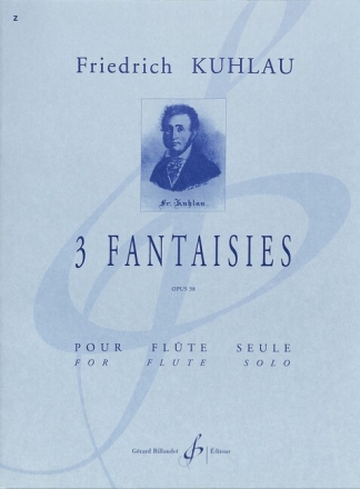3 fantaisies op.38 pour fl�te seule