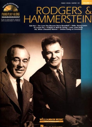 Rodgers & Hammerstein (+CD): songbook piano/vocal/guitar Piano playalong vol.41