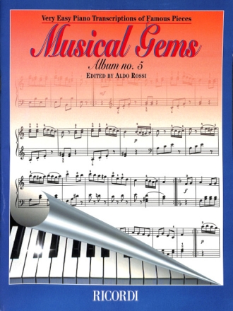 Musical Gems vol.5 for piano very easy Transcriptions
