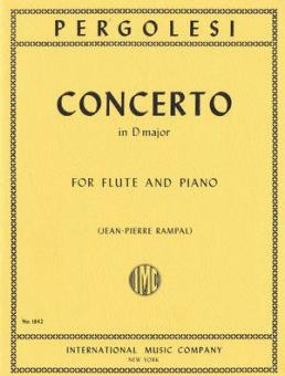 Concerto in D Major for flute and orchestra Flute and Piano