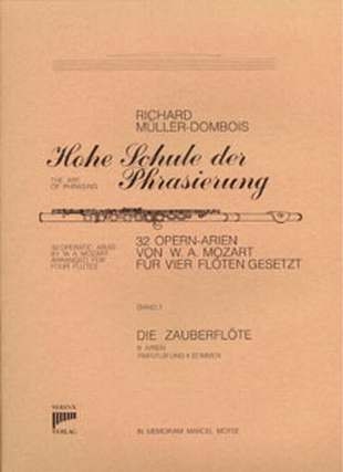 Hohe Schule der Phrasierung Bd.1 f�r 4 Fl�ten Partitur und Stimmen